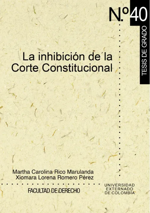 La inhibicion de la Corte Constitucional