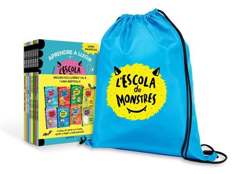 APRENDRE A LLEGIR A LESCOLA DE MONSTRES - PACK AMB ELS LLIBRES 1-8 INCLOU UN R