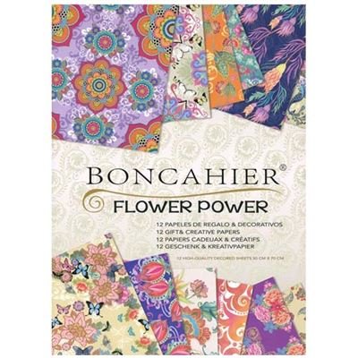 PAPEL DE REGALO BONCAHIER CUADERNO 12 PLIEGOS 50 X 70