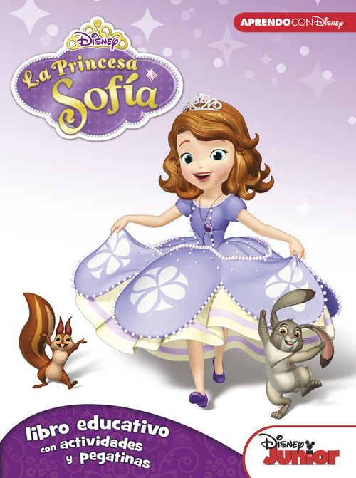 La Princesa Sofia Libro educativo Disney con actividades y pegatinas