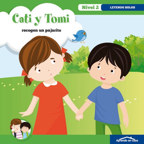 APRENDO EN CASA CATI Y TOMI- RECOGEN UN PAJARITO