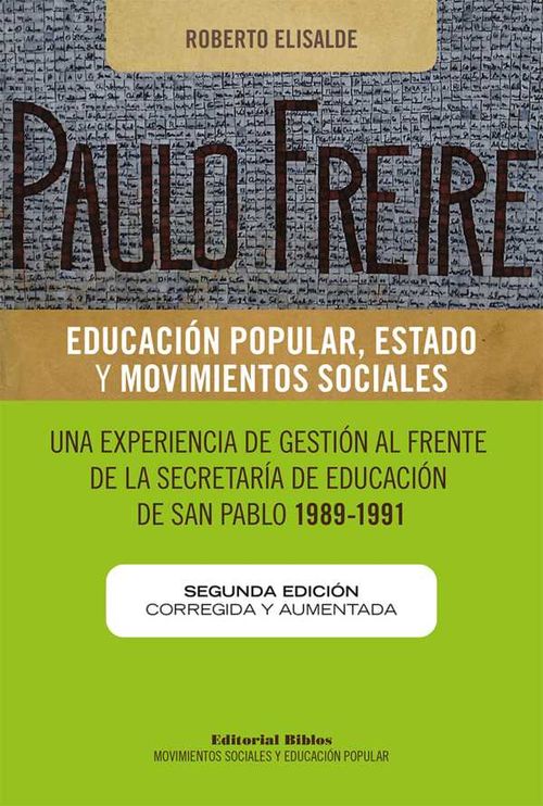 Paulo Freire educación popular Estado y movimientos sociales