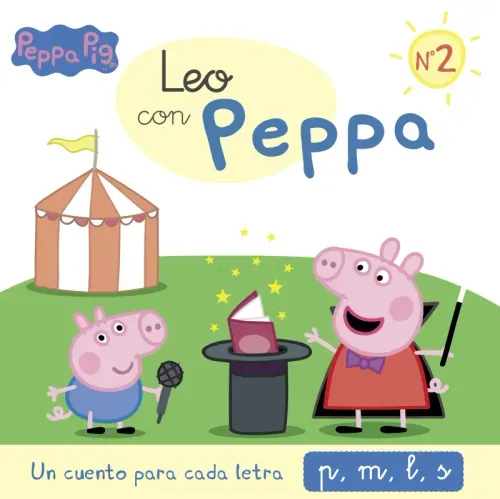 Peppa Pig Lectoescritura - Leo con Peppa Un cuento para cada letra p m l s