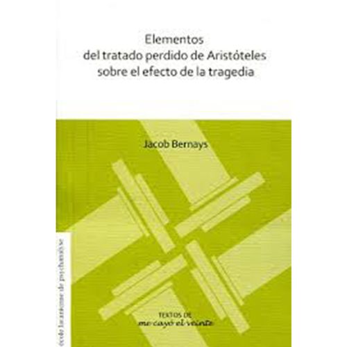 Elementos del tratado perdido de Aristoteles sobre el efecto de la tragedia