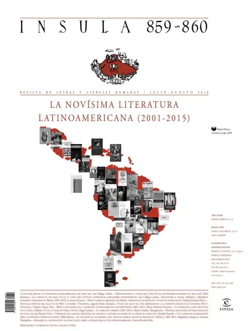 La novisima literatura latinoamericana 2001-2015 Insula n 859-860 julio-ago