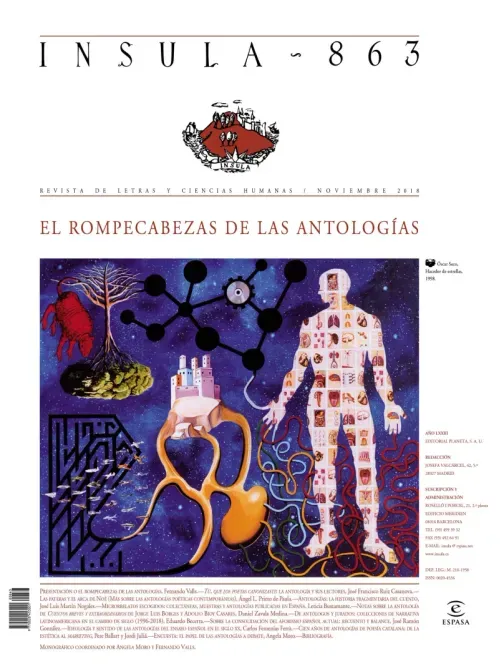 El rompecabezas de las antologias Insula n 863 noviembre de 2018
