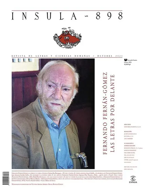 Fernando Fernan-Gomez Las letras por delante Insula nº 898