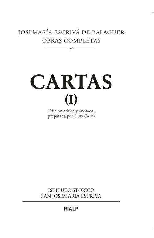 Cartas I