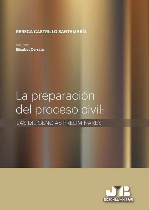 La preparacion del proceso civil  Las diligencias preliminares