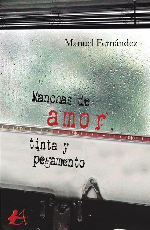 Manchas de amor tinta y pegamento