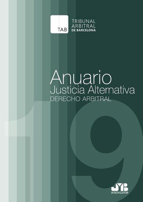 Anuario Justicia Alternativa Numero 15 Ano 2019