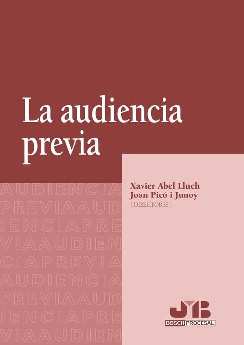 La audiencia previa