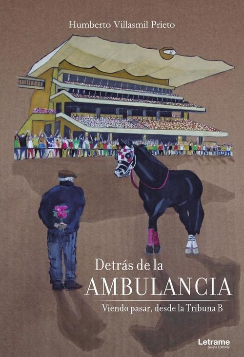 Detras de la ambulancia viendo pasar desde la Tribuna B
