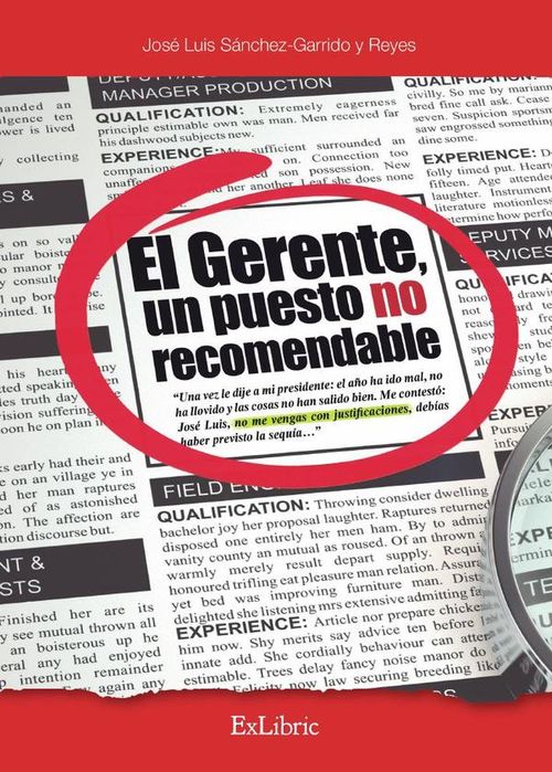 El gerente un puesto no recomendable