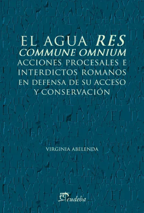 El agua res commune omnium