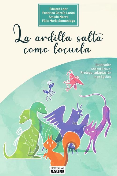 La ardilla salta como locuela