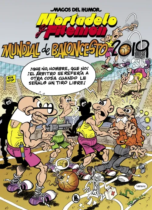 Mortadelo y Filemon Mundial de Baloncesto 2019 Magos del Humor 200