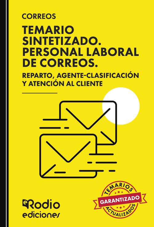 CORREOS 2025 Temario Sintetizado Personal Laboral de Correos Personal de Reparto Agente-Clasificaci2