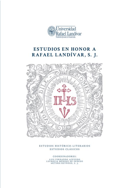 Estudios en honor a  Rafael Landivar S J