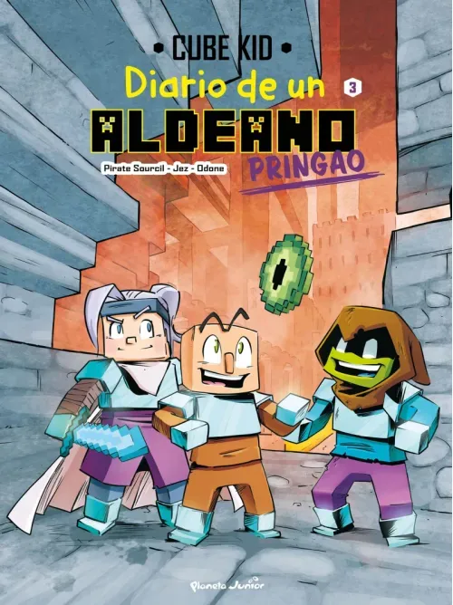 Minecraft Diario de un aldeano pringao Comic 3