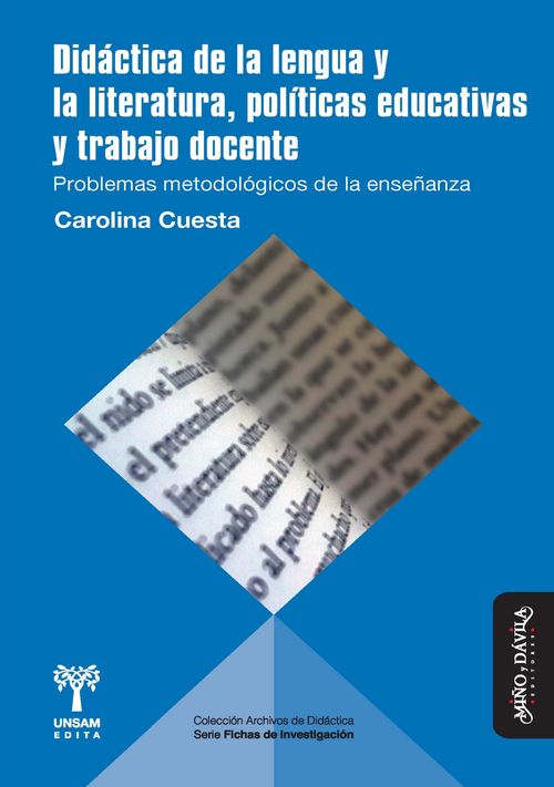 Didactica de la lengua y la literatura politicas educativas y trabajo docente Problemas metodologico