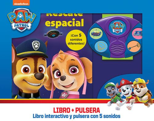 RESCATE ESPACIAL LIBRO INTERACTIVO Y PULSERA CON