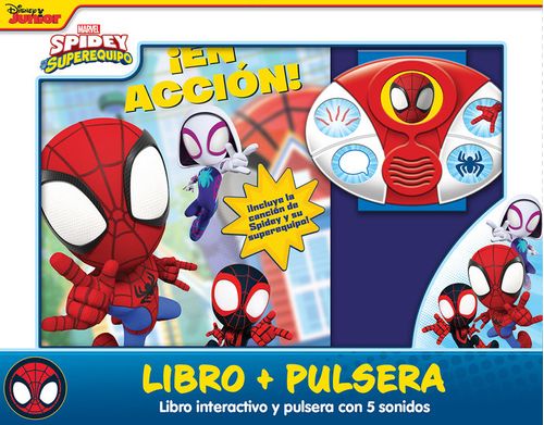 EN ACCION LIBRO INTERACTIVO Y PULSERA CON SONIDOS