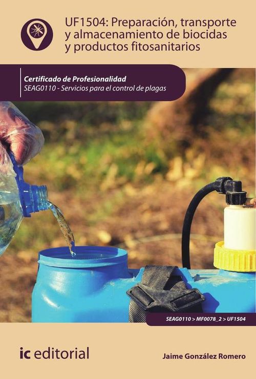 Preparacion transporte y almacenamiento de biocidas y productos fitosanitarios SEAG0110 - Servicios