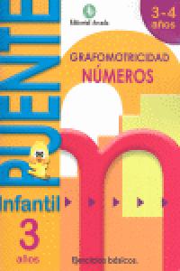 PUENTE INFANTIL 3-4ANOS NUMEROS GRAFOMOTRICIDAD 2012