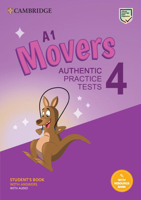 A1 MOVERS 4 STUDENTS BOOK WITH ANSWERS WITH AUDIO WITH RESOURCE BANK