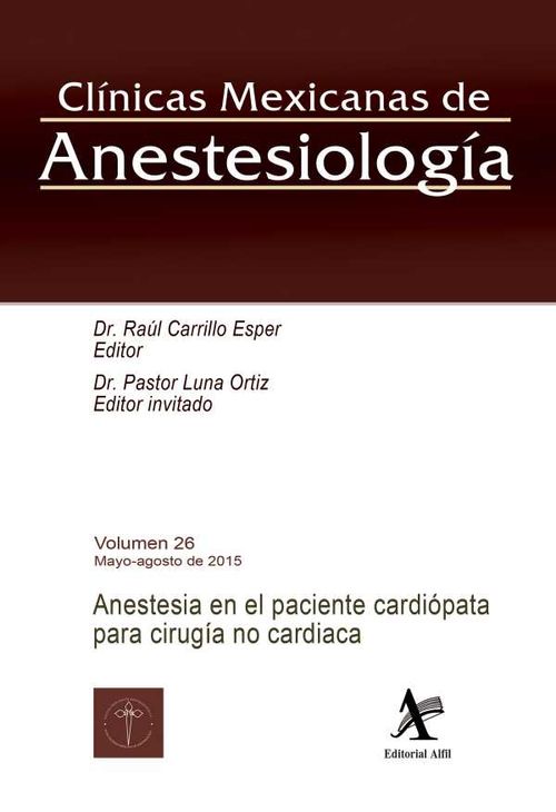 Anestesia en el paciente cardiópata para cirugía no cardiaca