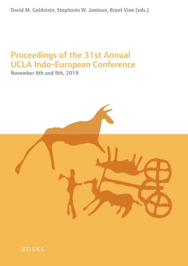 bw-proceedings-of-the-31st-annual-ucla-indoeuropean-conference-helmut-buske-verlag-9783967690910