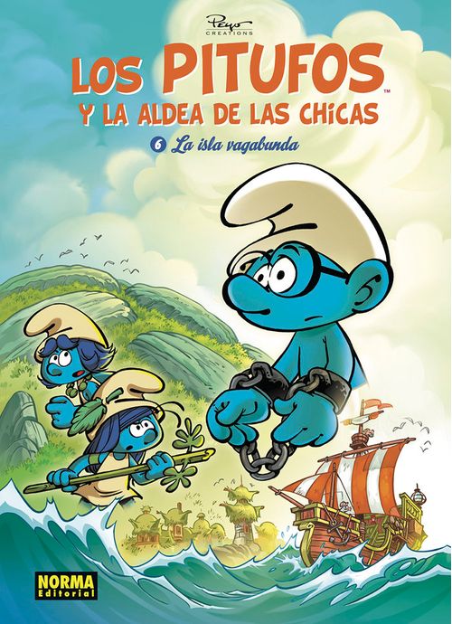 LOS PITUFOS Y LA ALDEA DE LAS CHICAS 6 LA ISLA VAGABUNDA