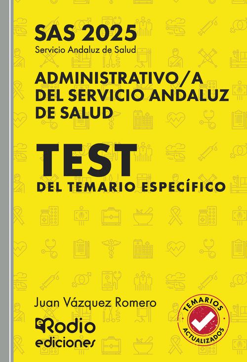 Administrativoa del Servicio Andaluz de Salud SAS 2025 Test del Temario Espec237fico