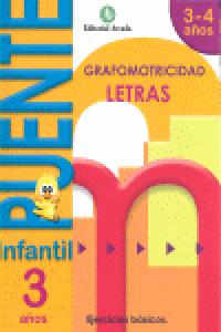 PUENTE INFANTIL 3-4ANOS LETRAS GRAFOMOTRICIDAD 2012