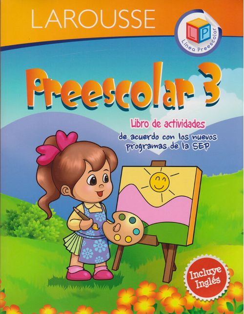 Preescolar 3  Libro de Actividades  Incluye Inglés