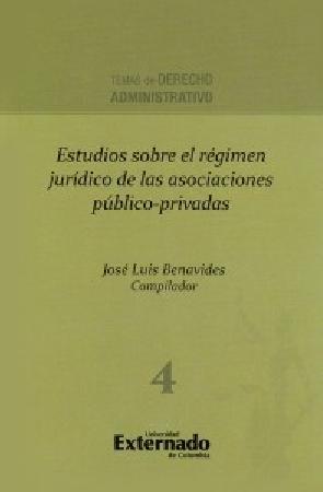 Estudios sobre el régimen jurídico de las asociaciones públicoprivadas