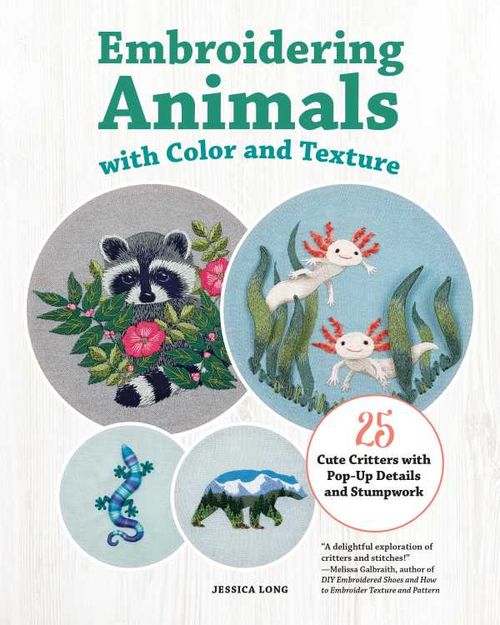 Embroidering Animals with Color and Texture