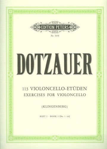 113 VIOLONCELLO ETUDEN BAND 1 NR 1 34