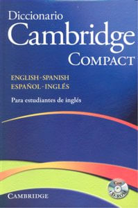 Diccionario Bilingue Cambridge Spanish-English Paperback with CD-ROM Compact Edition