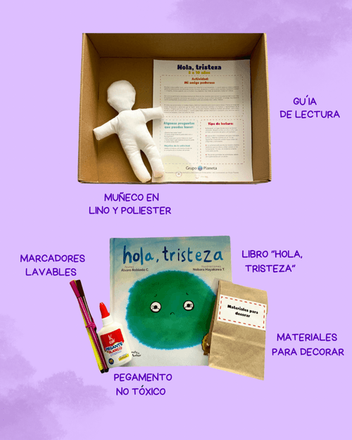 Caja literaria Hola tristeza