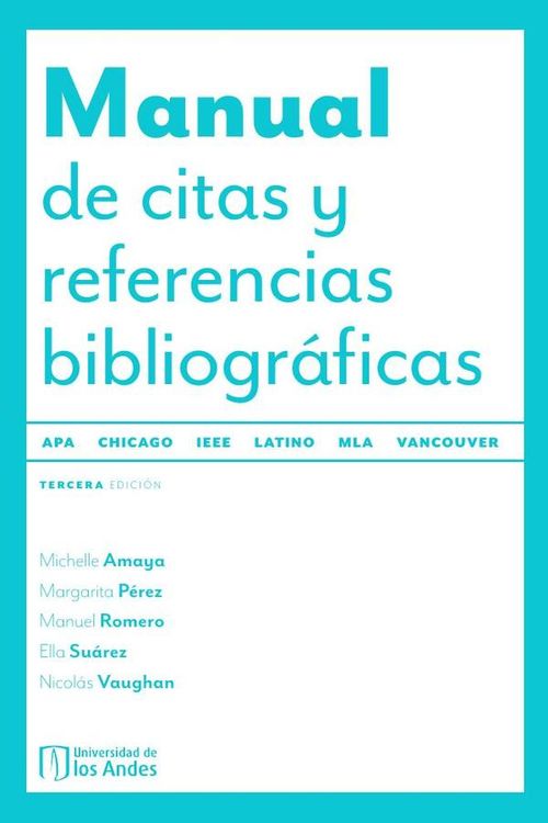 Manual de citas y referencias bibliograficas Cuarta edicion actualizada