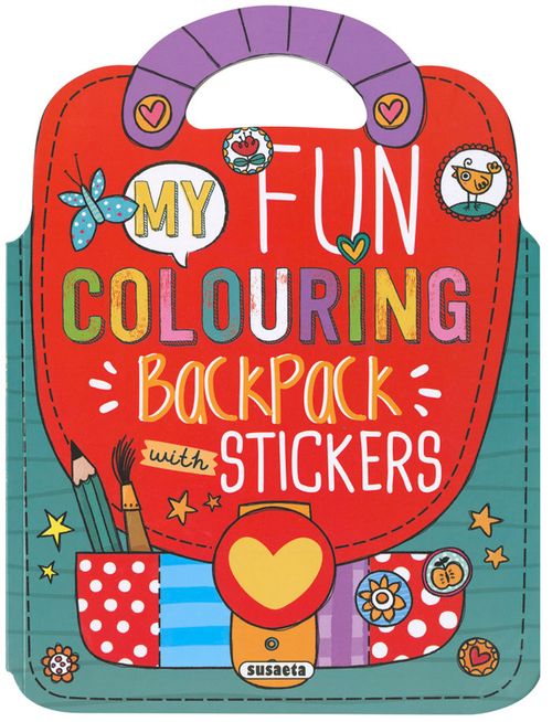 MY FUN COLOURING BACKPACK WITH STICKERS