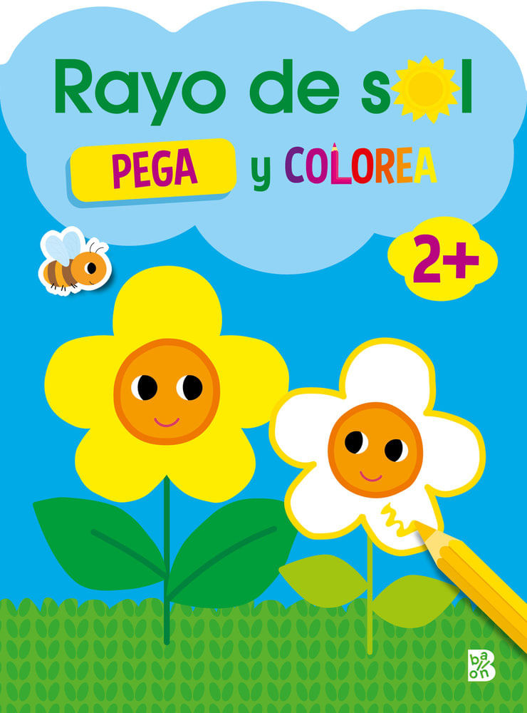 RAYO DE SOL 2 PEGA Y COLOREA