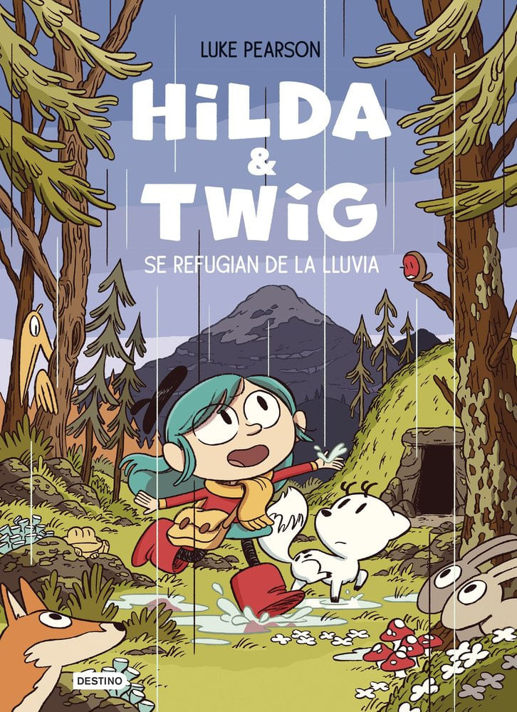 HILDA  TWIG HILDA Y TWIG SE REFUGIAN DE LA LLUVIA