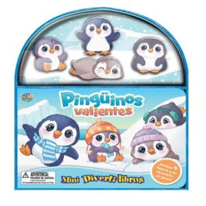 PINGUINOS VALIENTES MINI DIVERTI-LIBROS