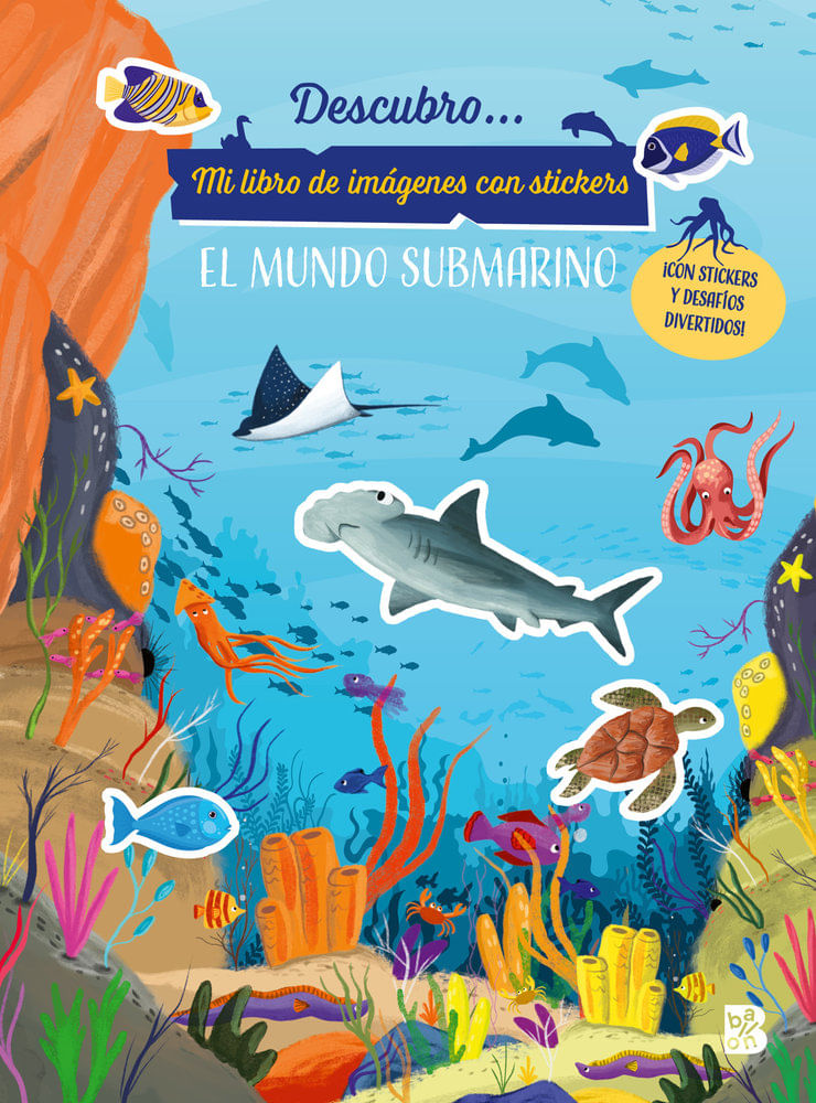 DESCUBRO EL MUNDO SUBMARINO STICKERS