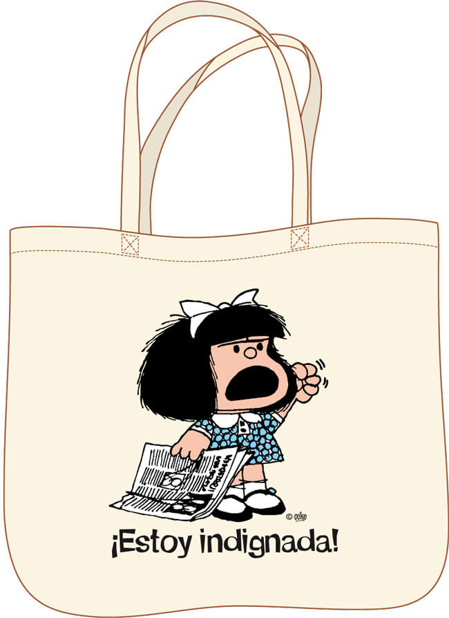 BOLSA MAFALDA TOTE BAG ESTOY INDIGNADA