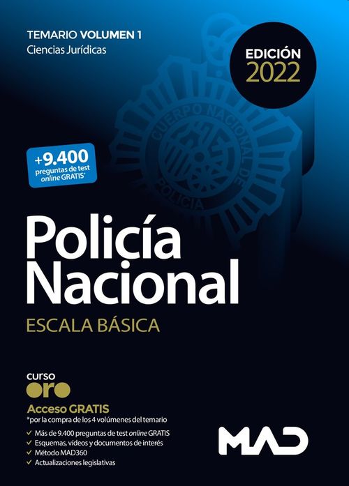 POLICIA NACIONAL ESCALA BASICA TEMARIO 1