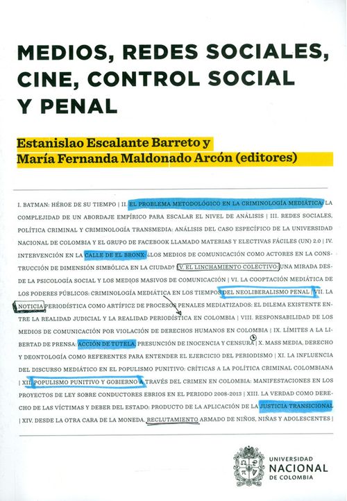 Medios redes sociales cine control social y penal